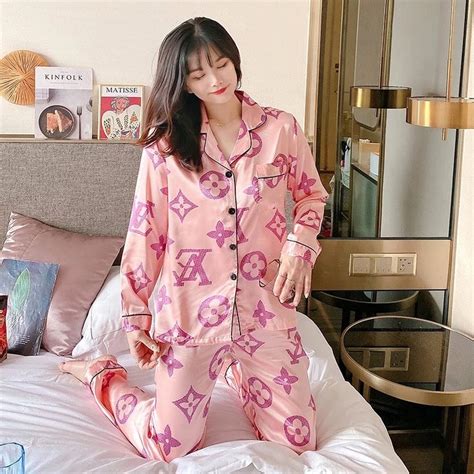 louis vuitton pink pyjama|Louis Vuitton pajamas women.